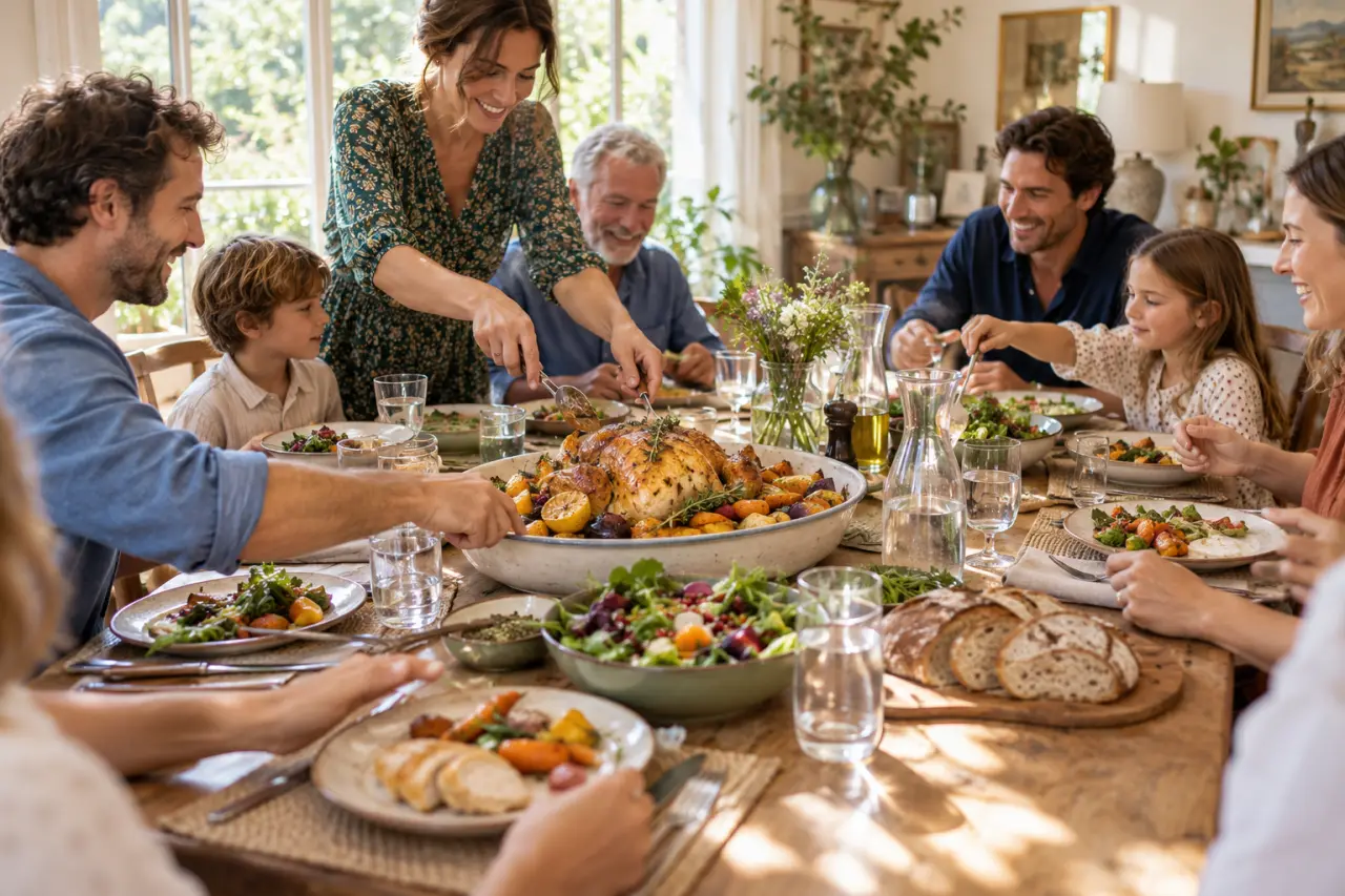 Repas pour dimanche midi : une grande tablée sans passer la matinée en cuisine