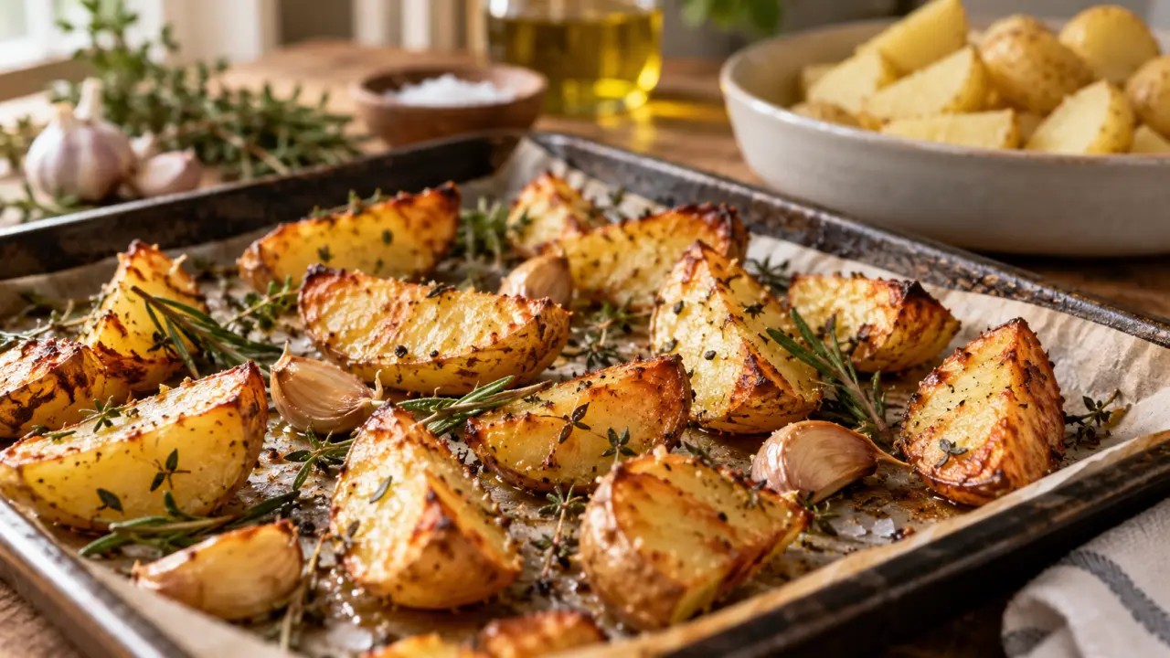 Potatoes au four : l’erreur qui les rend molles, et comment l’éviter