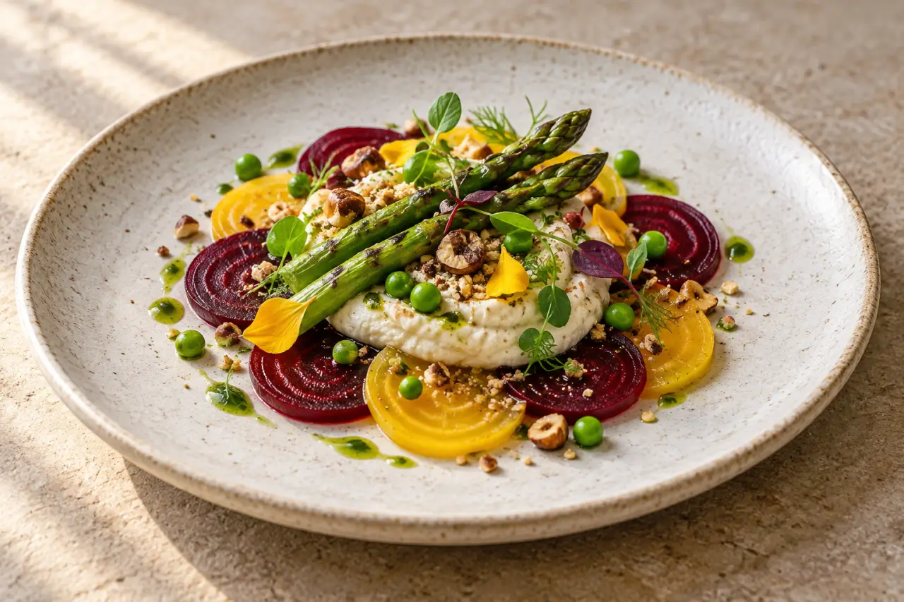 Une entrée vegan gastronomique se joue dans l’assiette, pas dans les artifices