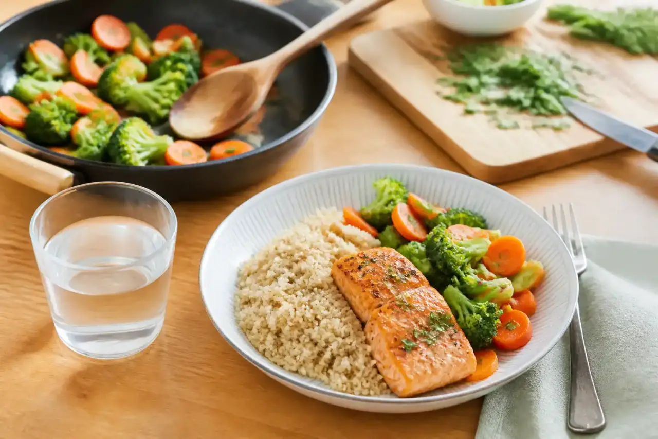 Recettes saines faciles : le repas équilibré en moins de 30 minutes, sans balance ni prise de tête