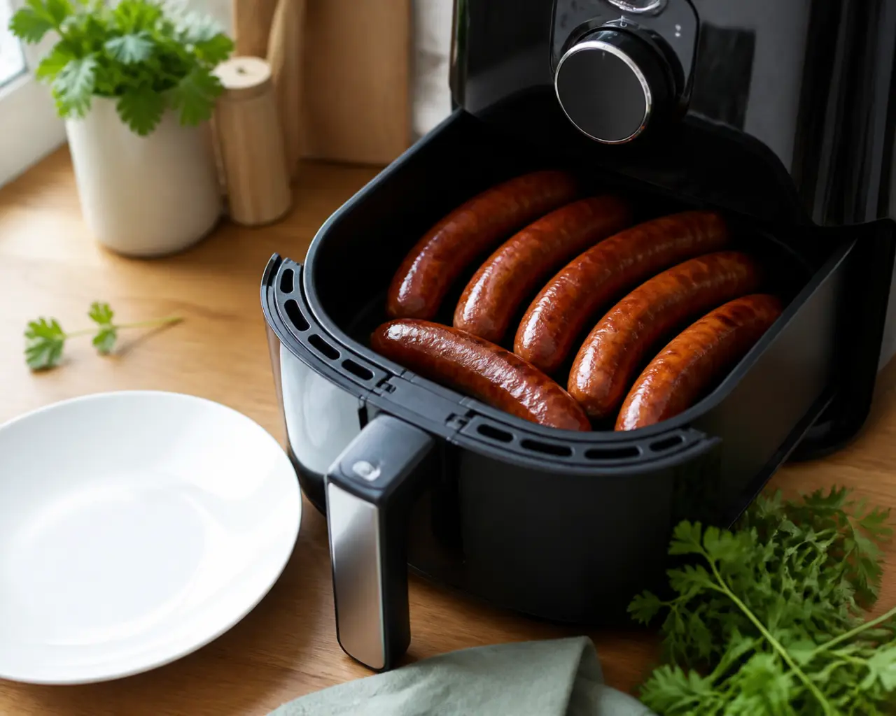 180°C pendant 12 à 14 minutes : réussir des merguez au air fryer sans les dessécher