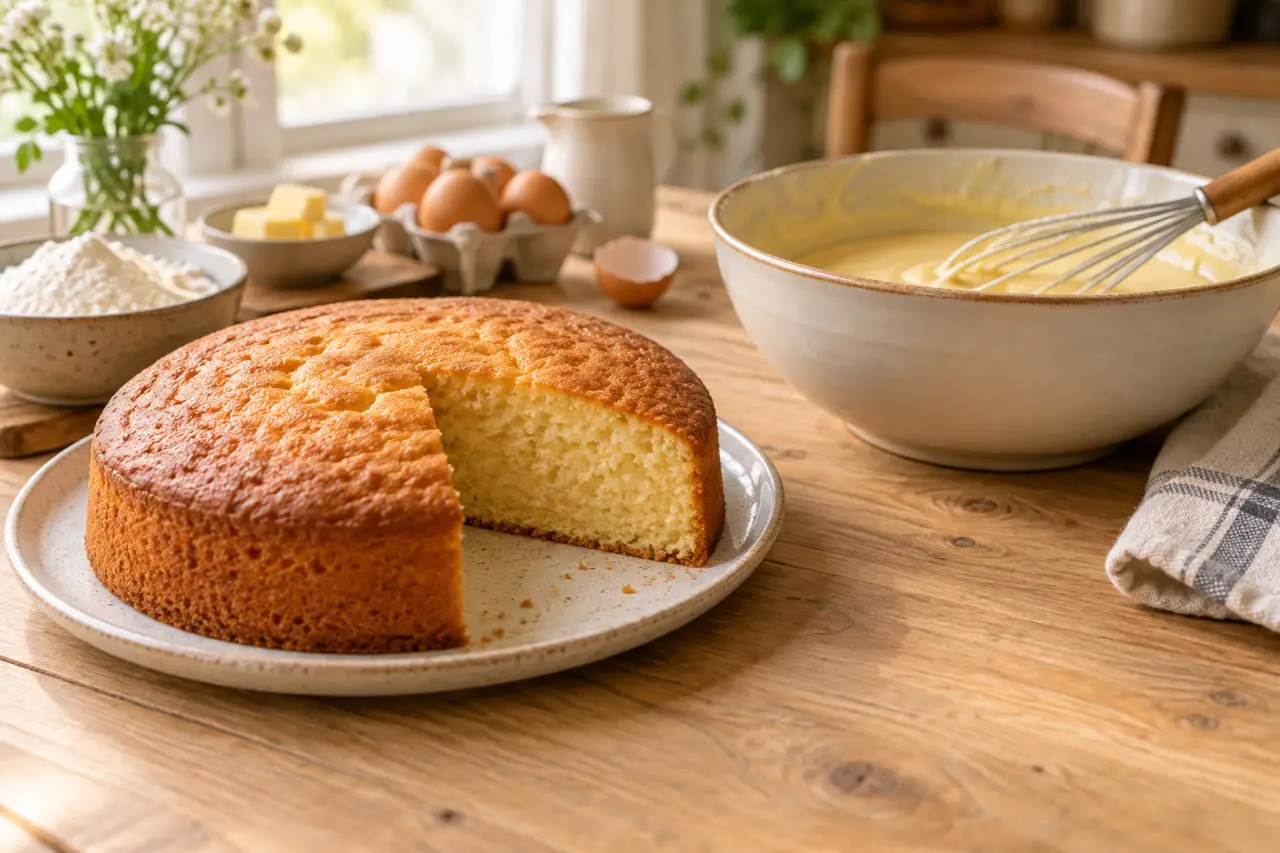 Gâteau nature moelleux : la pâte sans grumeaux qui change tout