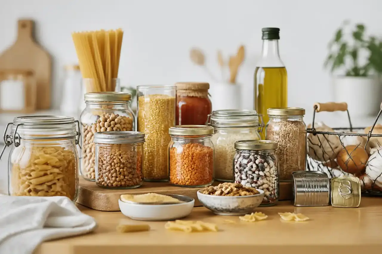 Planification des repas dans une cuisine lumineuse